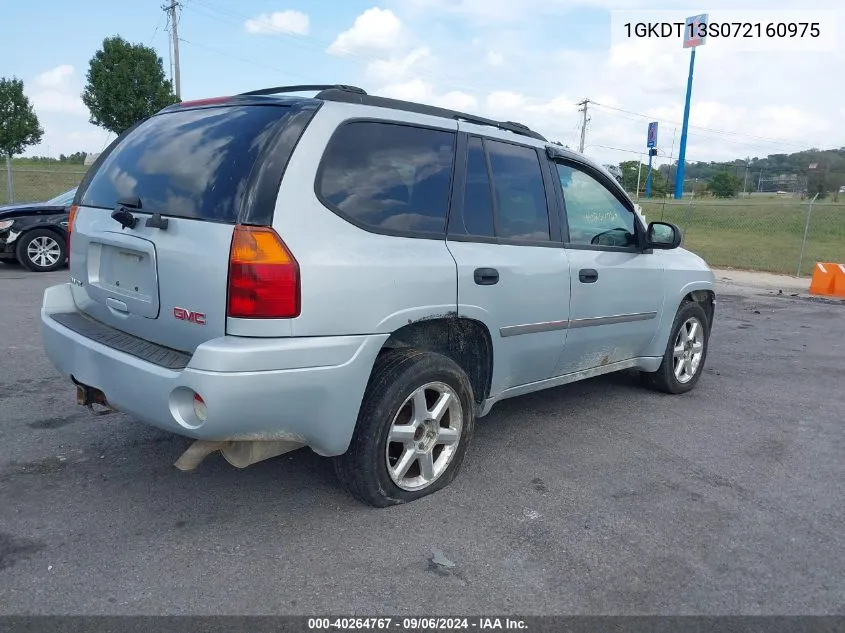 2007 GMC Envoy Sle VIN: 1GKDT13S072160975 Lot: 40264767