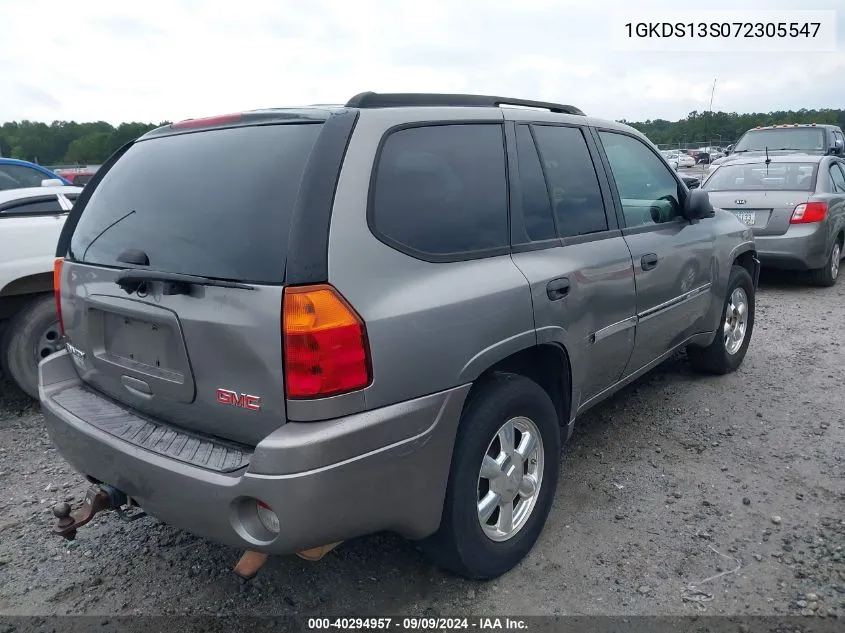 2007 GMC Envoy Sle VIN: 1GKDS13S072305547 Lot: 40294957