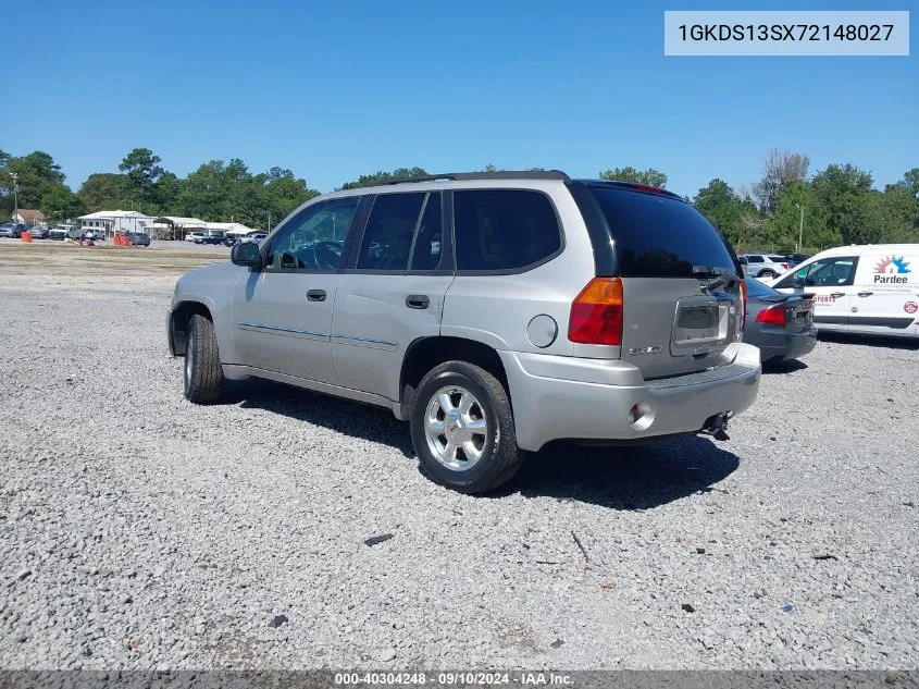 2007 GMC Envoy Sle VIN: 1GKDS13SX72148027 Lot: 40304248