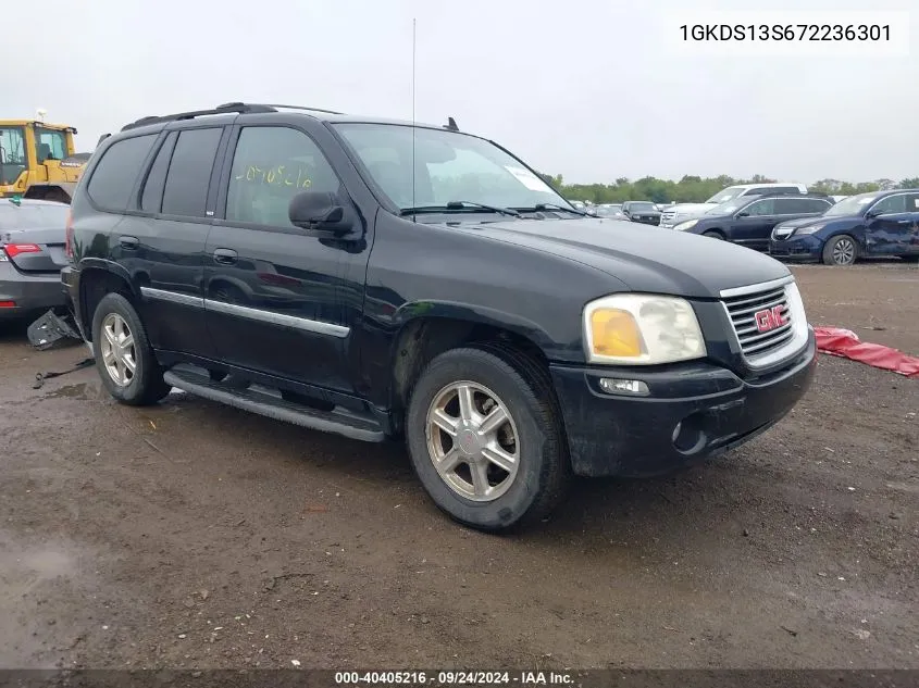 2007 GMC Envoy Slt VIN: 1GKDS13S672236301 Lot: 40405216