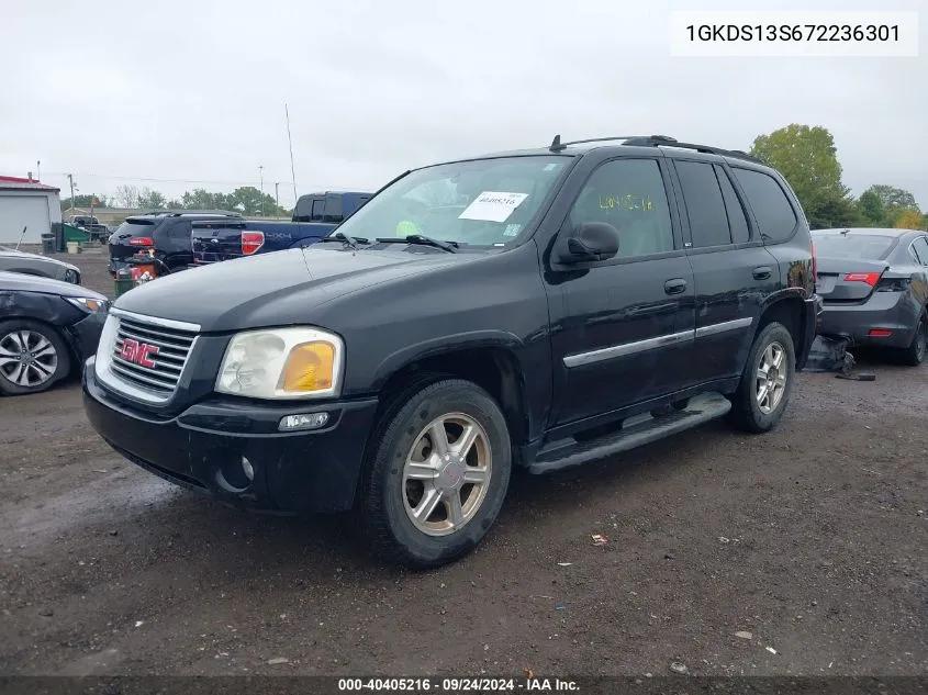 2007 GMC Envoy Slt VIN: 1GKDS13S672236301 Lot: 40405216