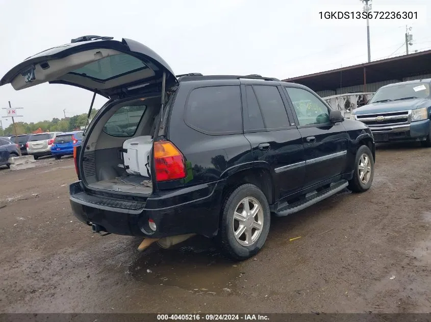 2007 GMC Envoy Slt VIN: 1GKDS13S672236301 Lot: 40405216