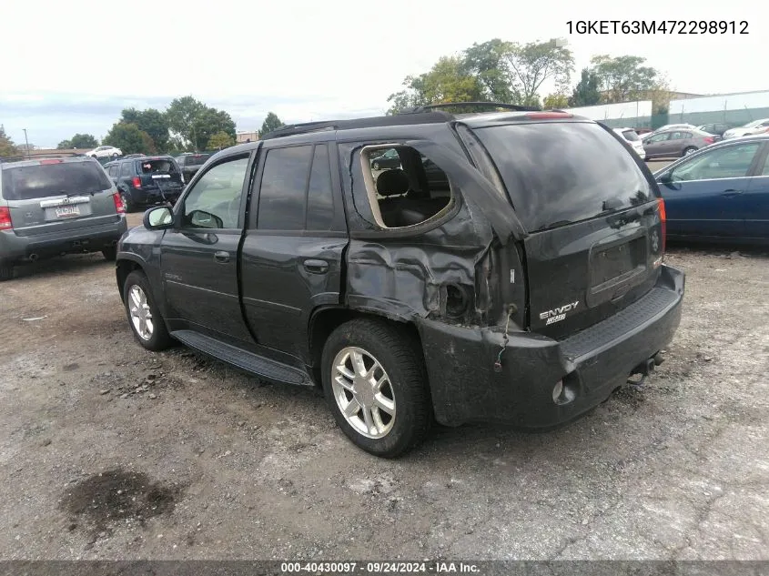 2007 GMC Envoy Denali VIN: 1GKET63M472298912 Lot: 40430097