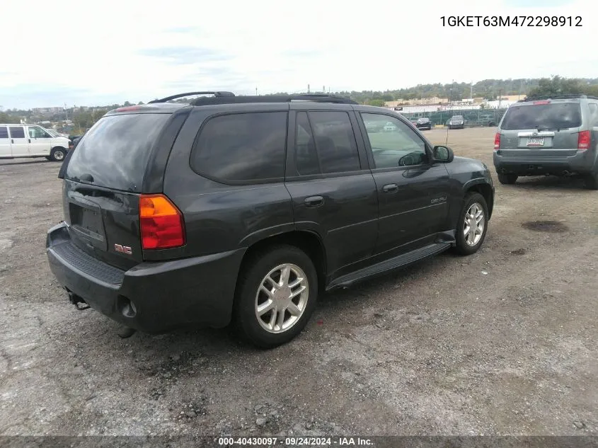 2007 GMC Envoy Denali VIN: 1GKET63M472298912 Lot: 40430097