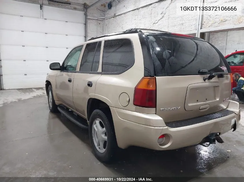 2007 GMC Envoy Sle VIN: 1GKDT13S372106666 Lot: 40669931