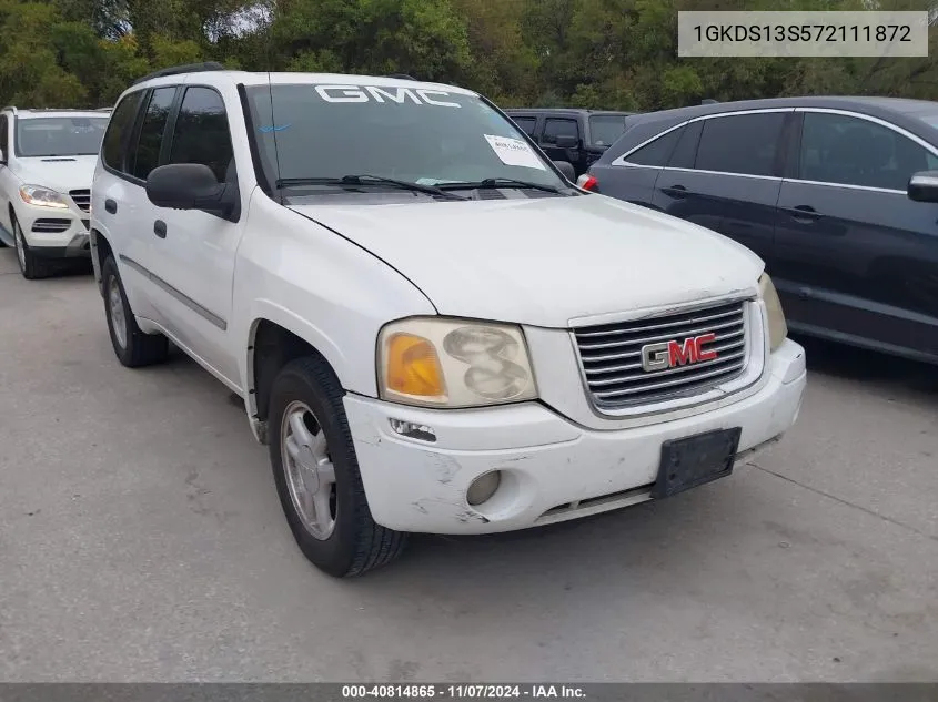 2007 GMC Envoy Sle VIN: 1GKDS13S572111872 Lot: 40814865