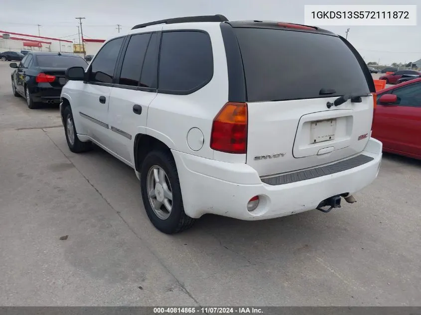 2007 GMC Envoy Sle VIN: 1GKDS13S572111872 Lot: 40814865