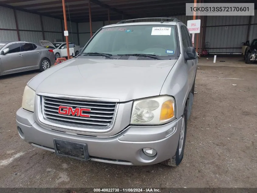 2007 GMC Envoy Sle VIN: 1GKDS13S572170601 Lot: 40822730