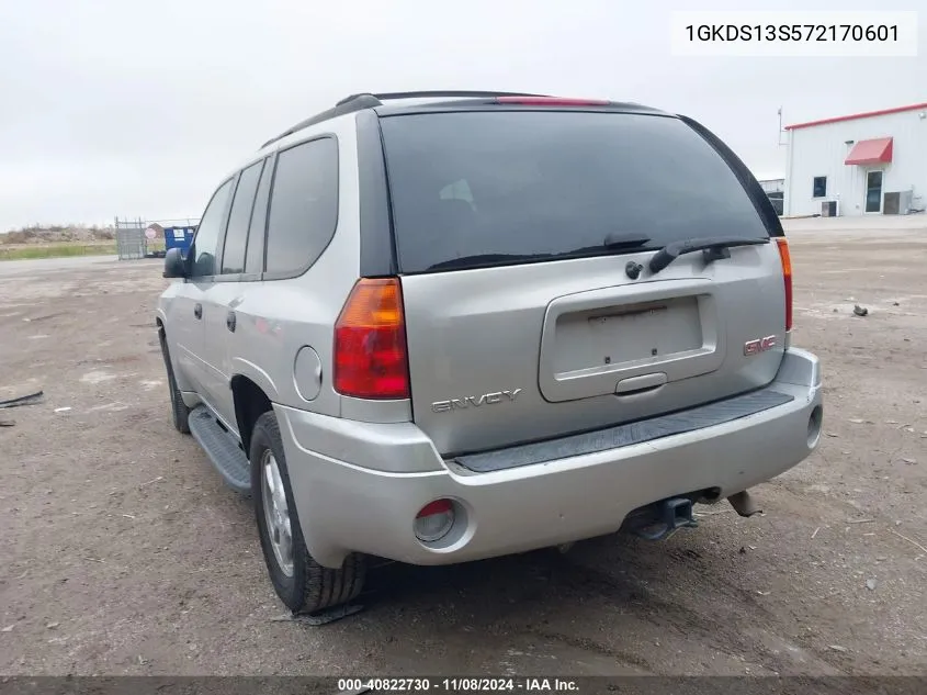 2007 GMC Envoy Sle VIN: 1GKDS13S572170601 Lot: 40822730