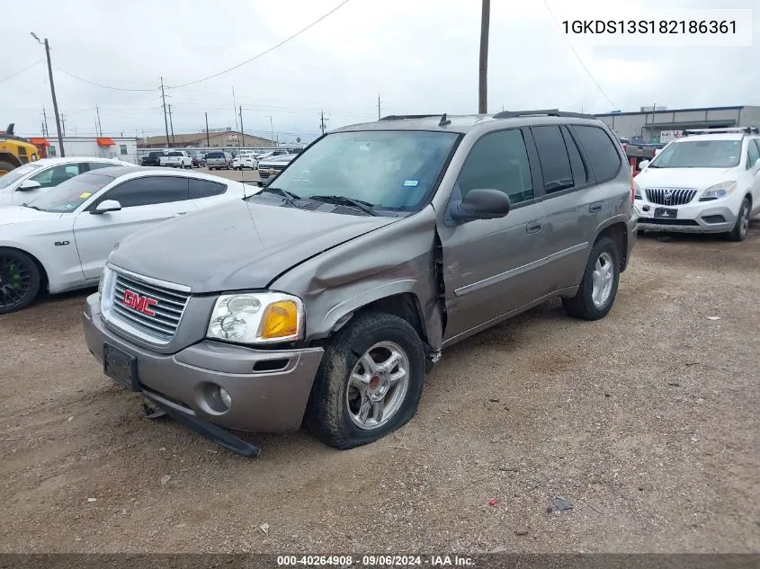 2008 GMC Envoy Sle VIN: 1GKDS13S182186361 Lot: 40264908