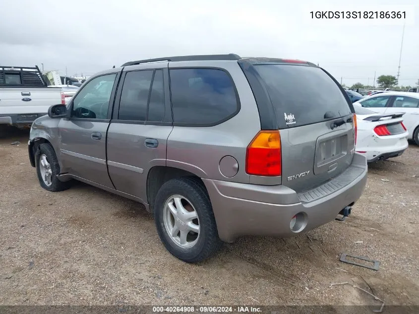 2008 GMC Envoy Sle VIN: 1GKDS13S182186361 Lot: 40264908