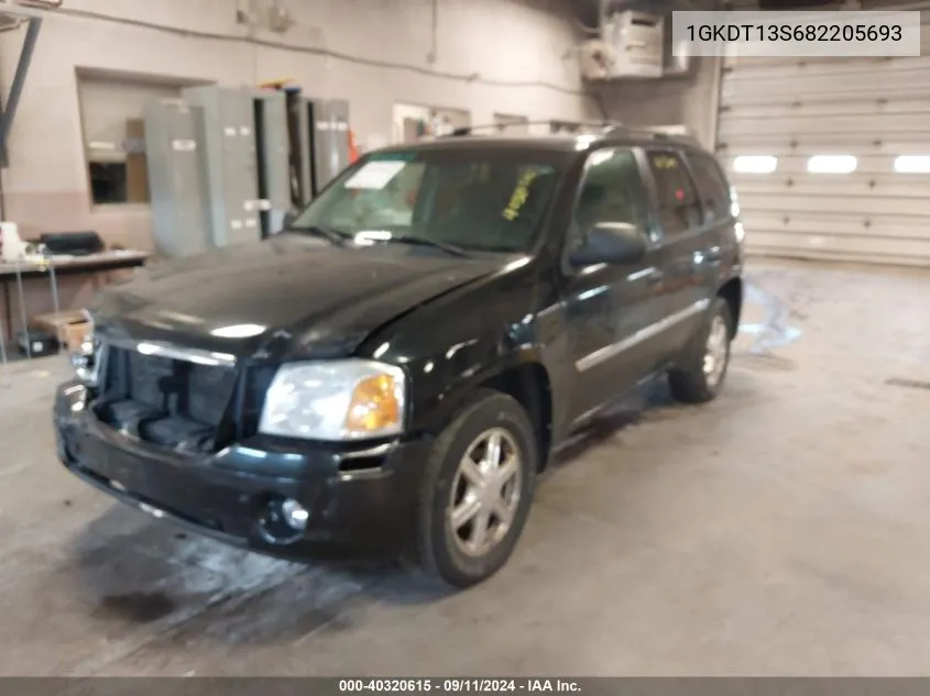 1GKDT13S682205693 2008 GMC Envoy