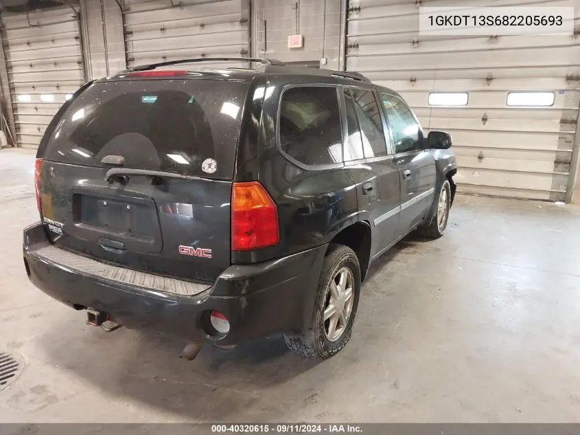 1GKDT13S682205693 2008 GMC Envoy