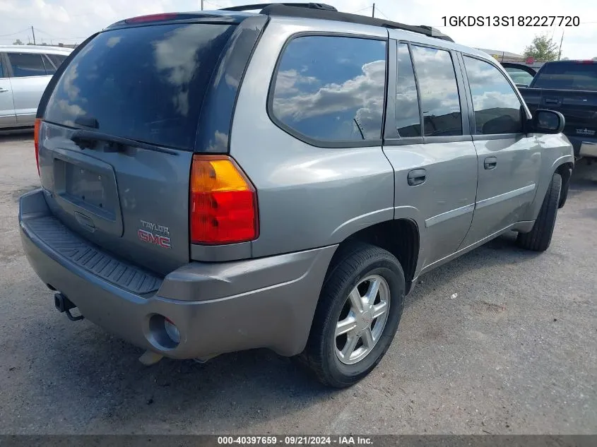 2008 GMC Envoy Sle VIN: 1GKDS13S182227720 Lot: 40397659