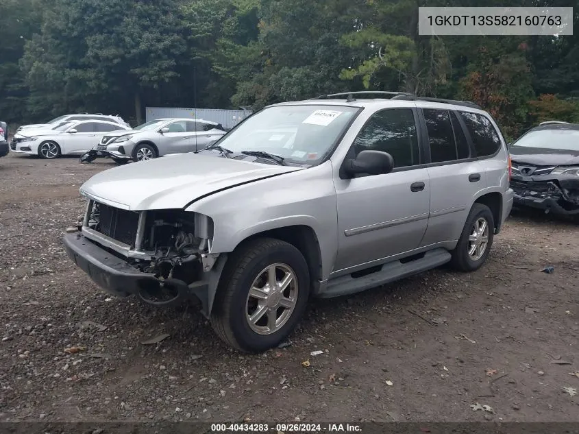 2008 GMC Envoy Sle VIN: 1GKDT13S582160763 Lot: 40434283