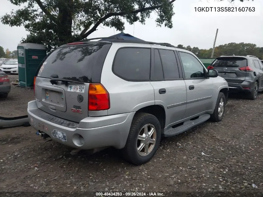 2008 GMC Envoy Sle VIN: 1GKDT13S582160763 Lot: 40434283