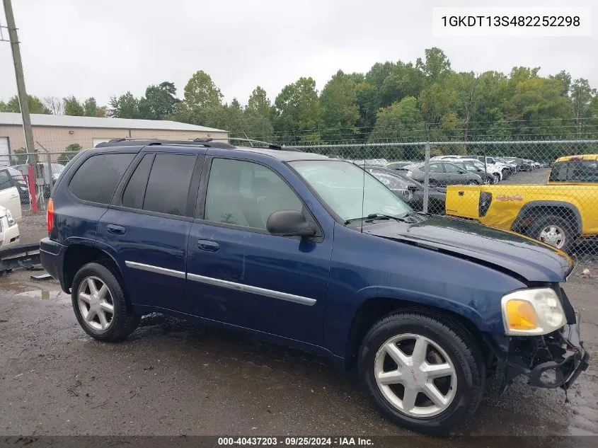 2008 GMC Envoy Slt VIN: 1GKDT13S482252298 Lot: 40437203