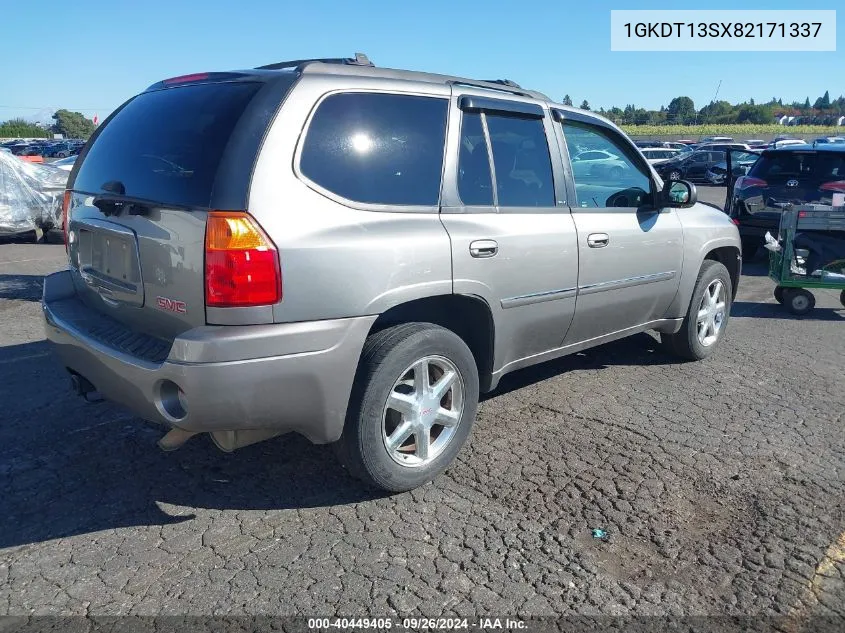 2008 GMC Envoy Slt VIN: 1GKDT13SX82171337 Lot: 40449405