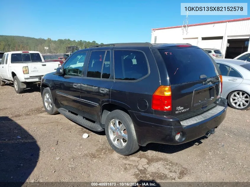 2008 GMC Envoy VIN: 1GKDS13SX82152578 Lot: 40591873