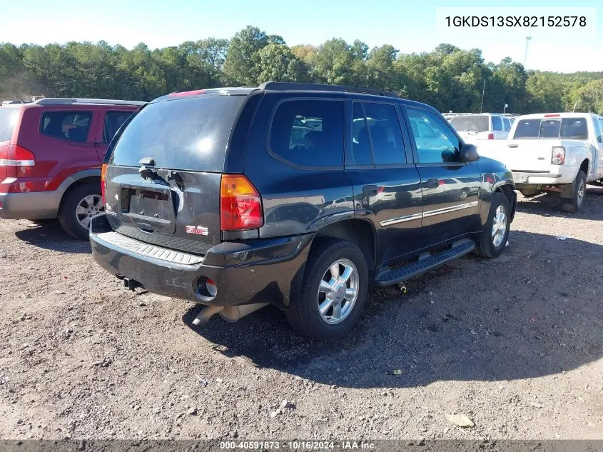 2008 GMC Envoy VIN: 1GKDS13SX82152578 Lot: 40591873