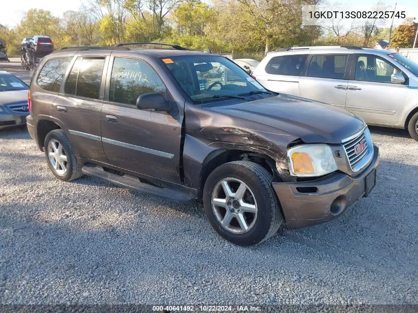 2008 GMC Envoy Slt VIN: 1GKDT13S082225745 Lot: 40641492