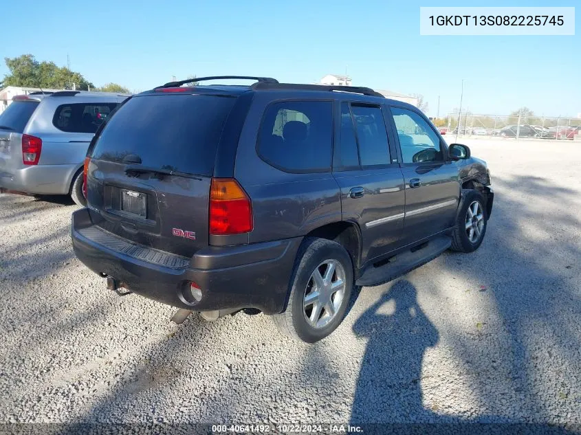 2008 GMC Envoy Slt VIN: 1GKDT13S082225745 Lot: 40641492