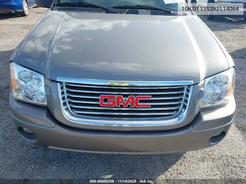 2008 GMC Envoy Slt VIN: 1GKDT13S282114064 Lot: 40805209