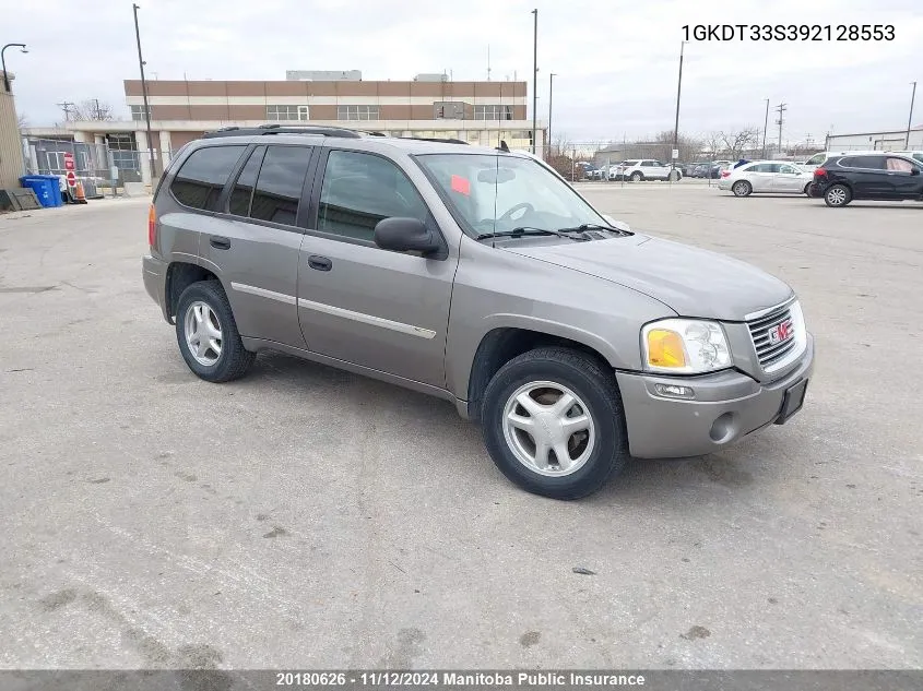 2009 GMC Envoy Sle VIN: 1GKDT33S392128553 Lot: 20180626