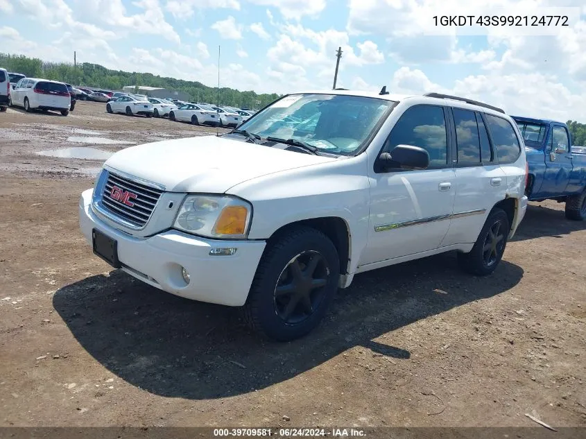 2009 GMC Envoy Slt VIN: 1GKDT43S992124772 Lot: 39709581