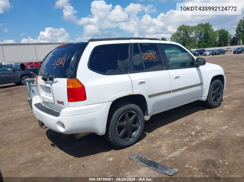 2009 GMC Envoy Slt VIN: 1GKDT43S992124772 Lot: 39709581