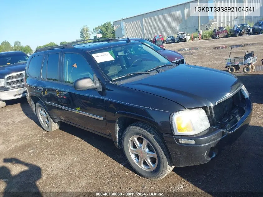 2009 GMC Envoy Sle VIN: 1GKDT33S892104541 Lot: 40130080