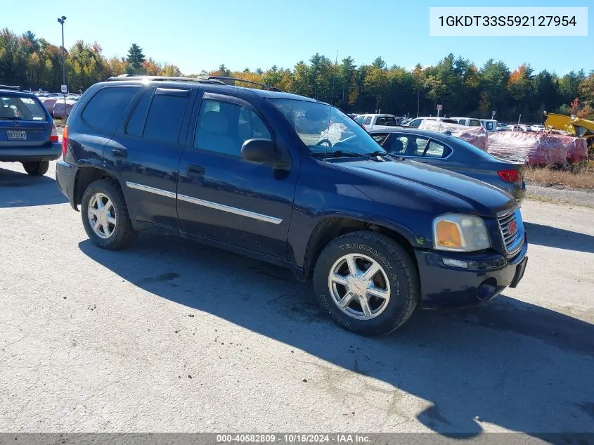 2009 GMC Envoy Sle VIN: 1GKDT33S592127954 Lot: 40582809