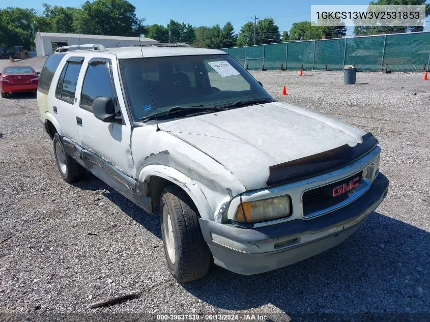 1997 GMC Jimmy Sls VIN: 1GKCS13W3V2531853 Lot: 39637539