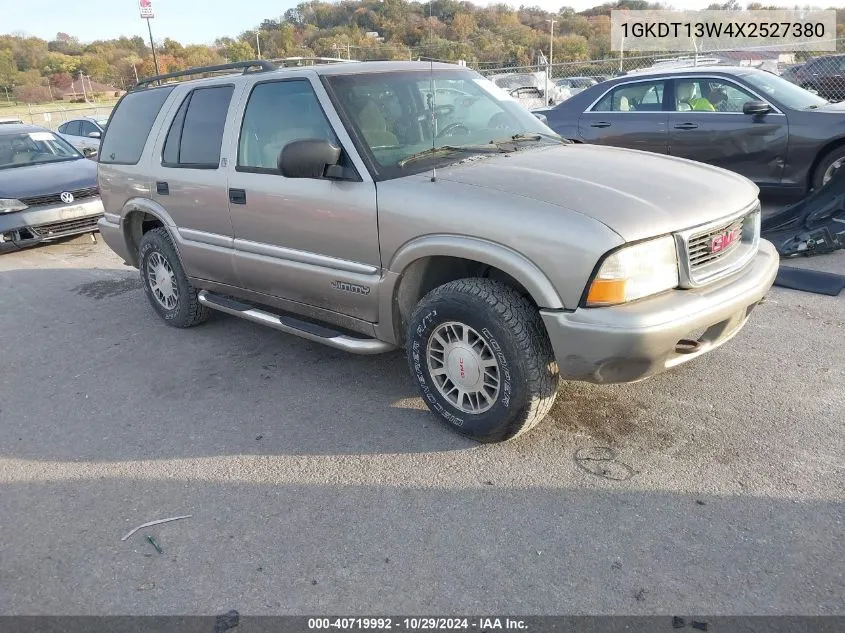 1999 GMC Jimmy VIN: 1GKDT13W4X2527380 Lot: 40719992