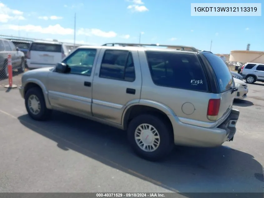 2001 GMC Jimmy Sle VIN: 1GKDT13W312113319 Lot: 40371529