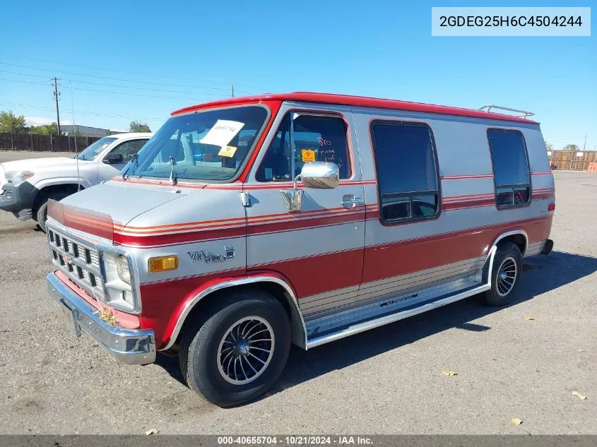 2GDEG25H6C4504244 1982 GMC Rally Wagon / Van G2500