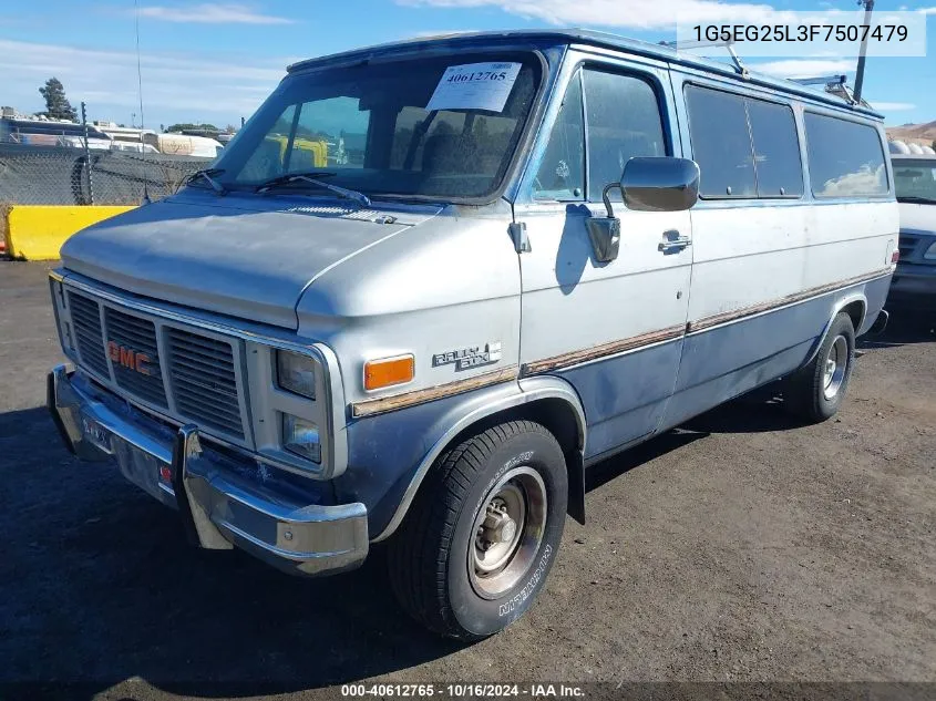 1G5EG25L3F7507479 1985 GMC Rally Wagon G2500