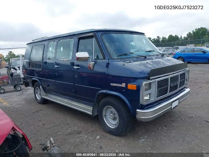 1988 GMC Rally Wagon / Van G2500 VIN: 1GDEG25K0J7523272 Lot: 40393641