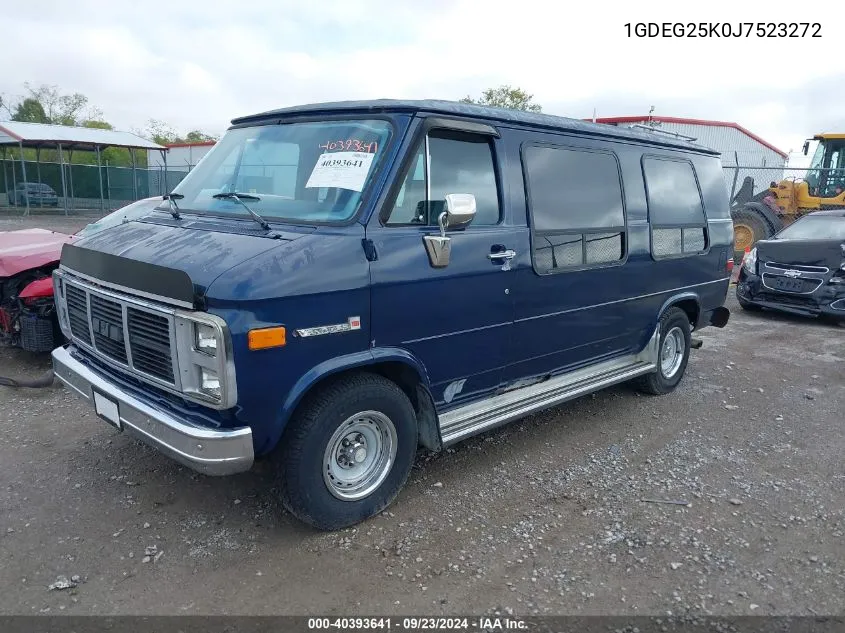 1988 GMC Rally Wagon / Van G2500 VIN: 1GDEG25K0J7523272 Lot: 40393641