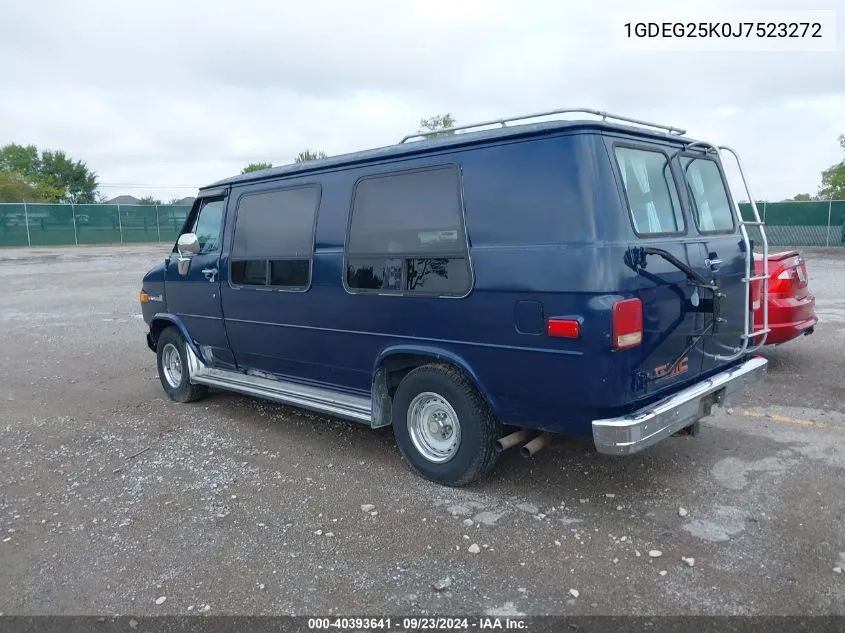 1988 GMC Rally Wagon / Van G2500 VIN: 1GDEG25K0J7523272 Lot: 40393641