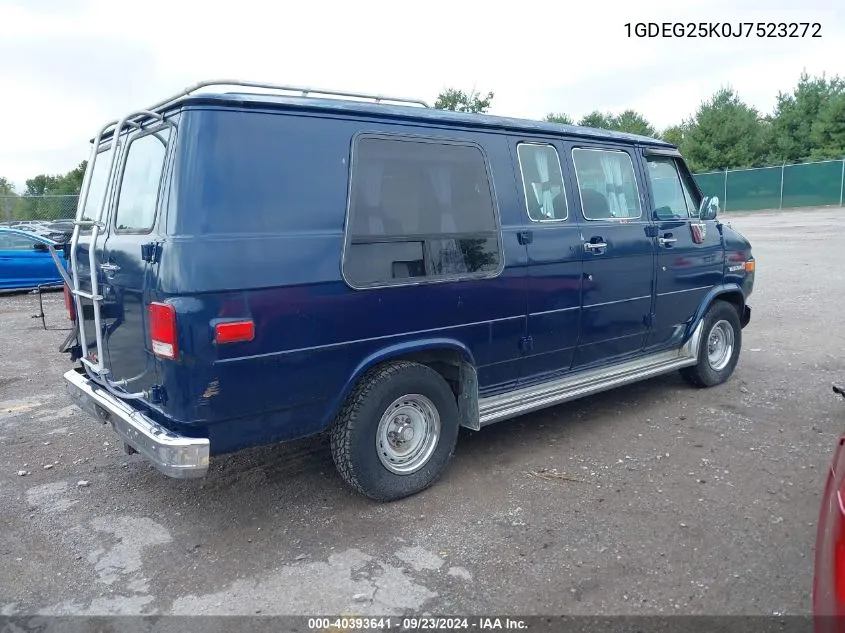 1988 GMC Rally Wagon / Van G2500 VIN: 1GDEG25K0J7523272 Lot: 40393641