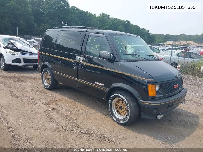 1990 GMC Safari VIN: 1GKDM15Z5LB515561 Lot: 40138067