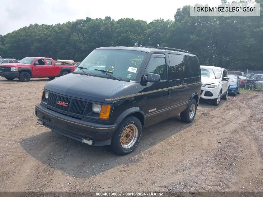 1990 GMC Safari VIN: 1GKDM15Z5LB515561 Lot: 40138067