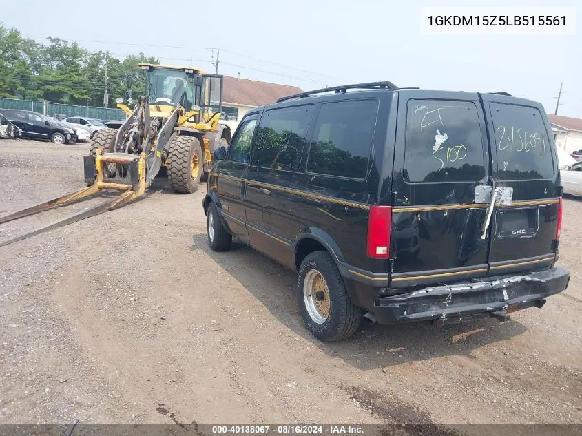 1990 GMC Safari VIN: 1GKDM15Z5LB515561 Lot: 40138067