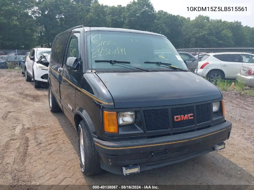 1990 GMC Safari VIN: 1GKDM15Z5LB515561 Lot: 40138067