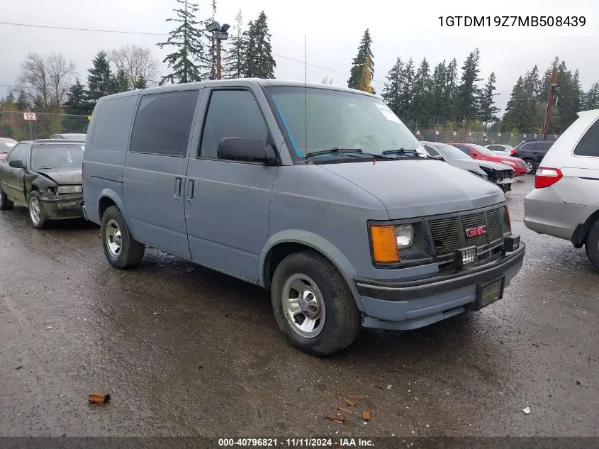 1991 GMC Safari Xt VIN: 1GTDM19Z7MB508439 Lot: 40796821