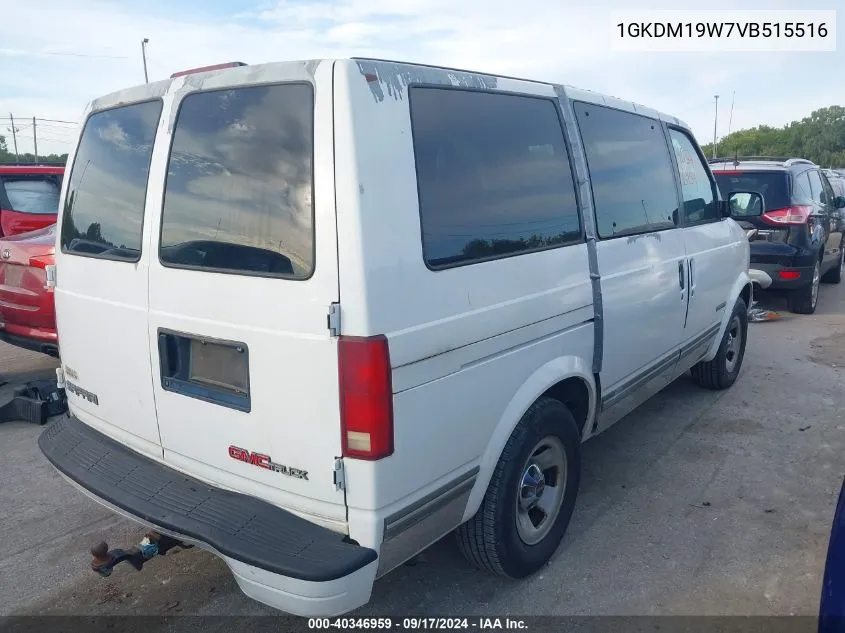 1997 GMC Safari Xt VIN: 1GKDM19W7VB515516 Lot: 40346959