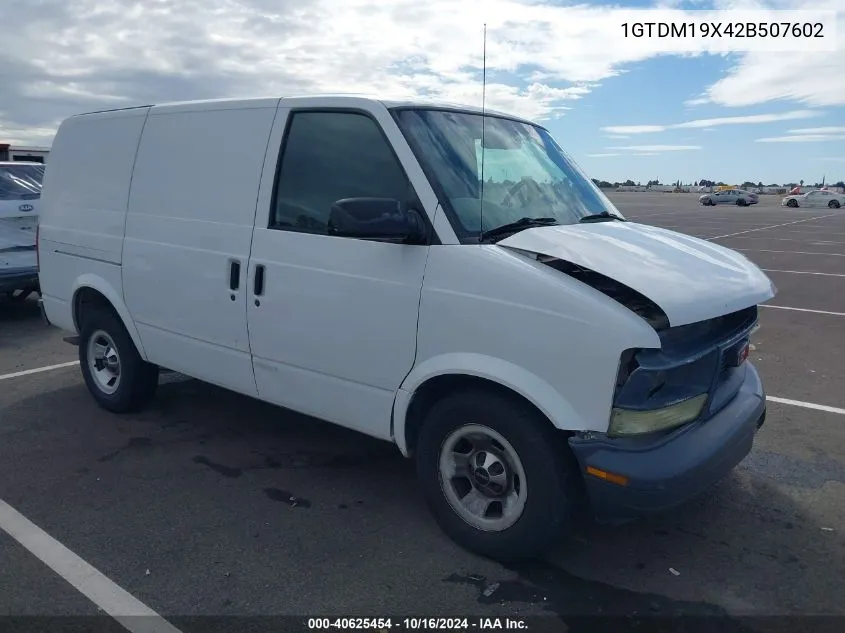 2002 GMC Safari Sl VIN: 1GTDM19X42B507602 Lot: 40625454