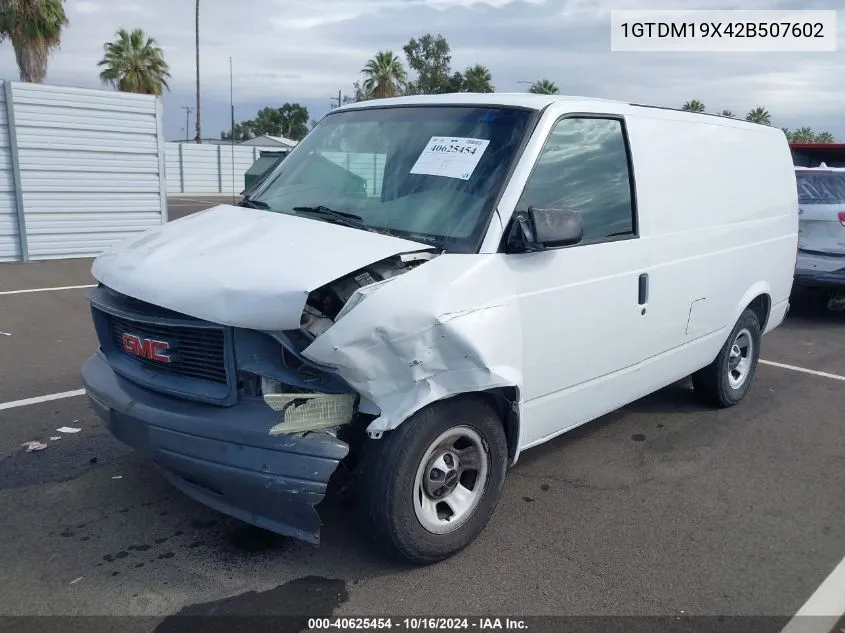 2002 GMC Safari Sl VIN: 1GTDM19X42B507602 Lot: 40625454