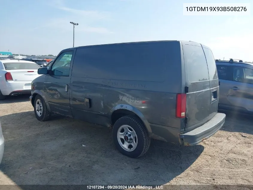 2003 GMC Safari Xt VIN: 1GTDM19X93B508276 Lot: 12107294